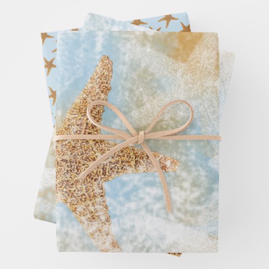 Strandküste Geschenkpapier Set (Beispiel)