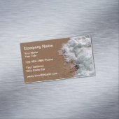 Strandküste Magnetische Visitenkarte (Beispiel)