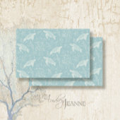 Strandküste Meeresschildkröte Starfish Aqua Decoup Seidenpapier