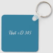 Strandküste Michigan Küste Kunst Schlüsselanhänger (Rückseite)