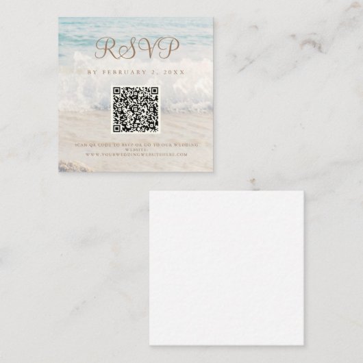 Strandküste/Ozeanseite - Scan-Code-UAWG Begleitkarte (Vorne/Hinten)