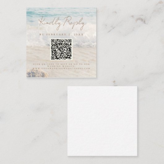 Strandküste/Ozeanseite - Scan-Code-UAWG Begleitkarte (Vorne/Hinten)