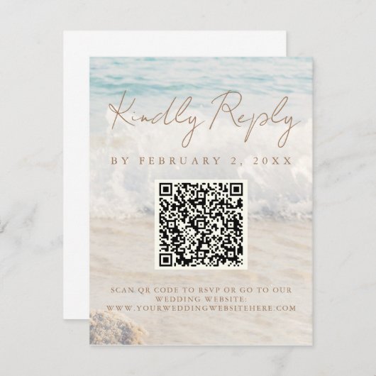 Strandküste/Ozeanseite - Scan-Code-UAWG Begleitkarte (Vorne/Hinten)