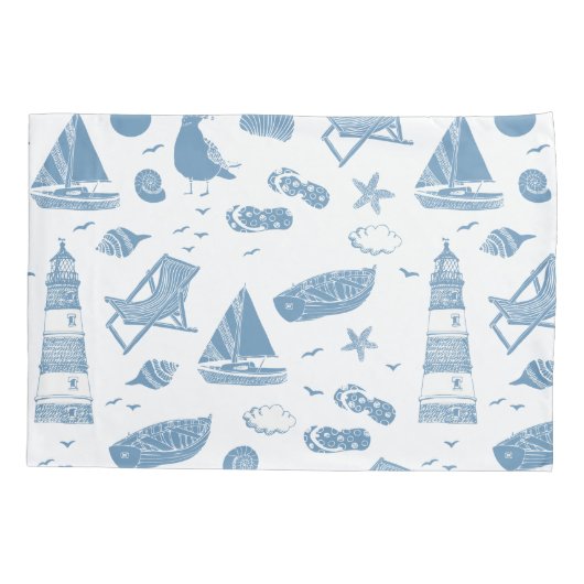 Strandküste Pillowcase Kissenbezug (Rückseite)