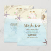 Strandküste Save the Date Sandstrand (Vorne/Hinten)