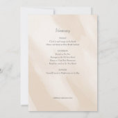 Strandküste Tropisches Bachelorette Wochenende Einladung (Rückseite)