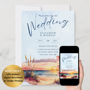 Strandküste Zielort Sonnenuntergang Tropische Hoch Einladung