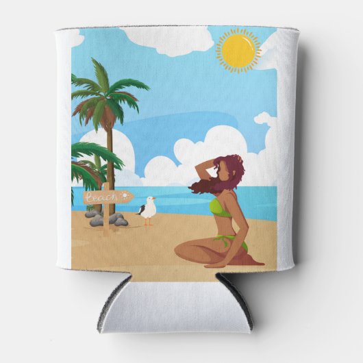 Strandladie Dosenkühler (Vorderseite)