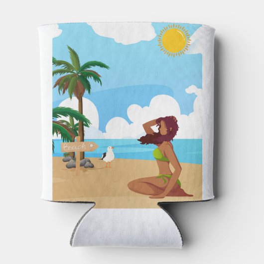 Strandladie Dosenkühler (Rückseite)