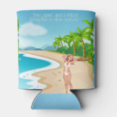 Strandladie Dosenkühler (Rückseite)