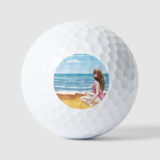 Strandladie Golfball (Vorderseite)