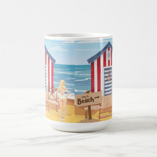 Strandladie Kaffeetasse (Mittel)