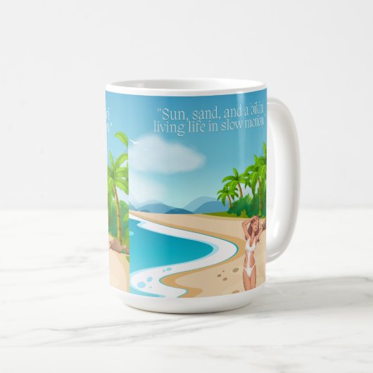 Strandladie Kaffeetasse (VorderseiteRechts)