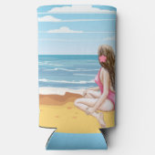 Strandladie Selters Dosenkühler (Rückseite)