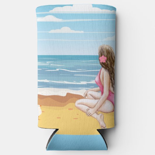 Strandladie Selters Dosenkühler (Vorderseite)