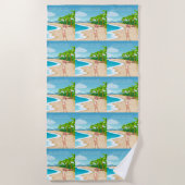 Strandladie Strandtuch (Vorderseite)