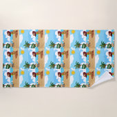 Strandladie Strandtuch (Vorderseite)