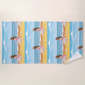 Strandladie Strandtuch (Vorderseite)