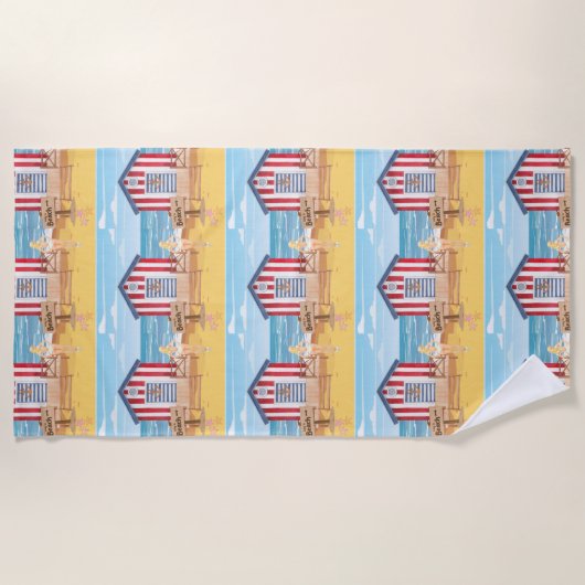 Strandladie Strandtuch (Vorderseite)