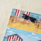 Strandladie Strandtuch (Beispiel)