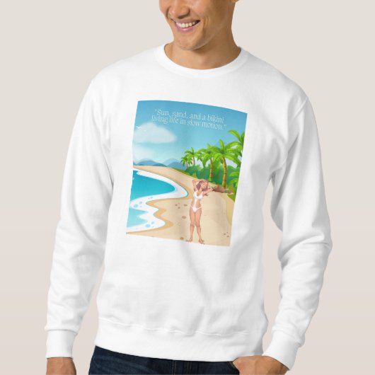 Strandladie Sweatshirt (Vorderseite)