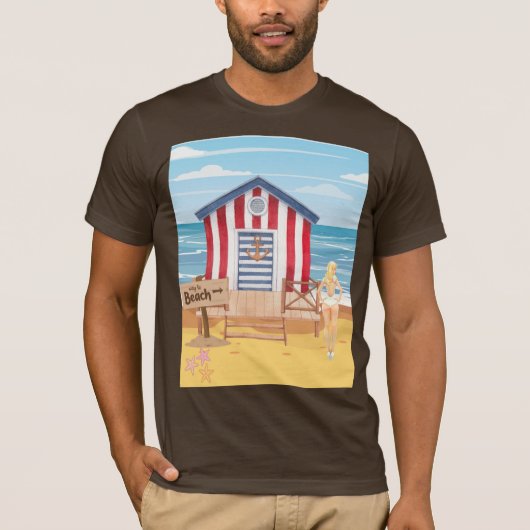 Strandladie T-Shirt (Vorderseite)