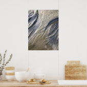 Strandlandschaft Abstrakte Kunst Poster (Küche)