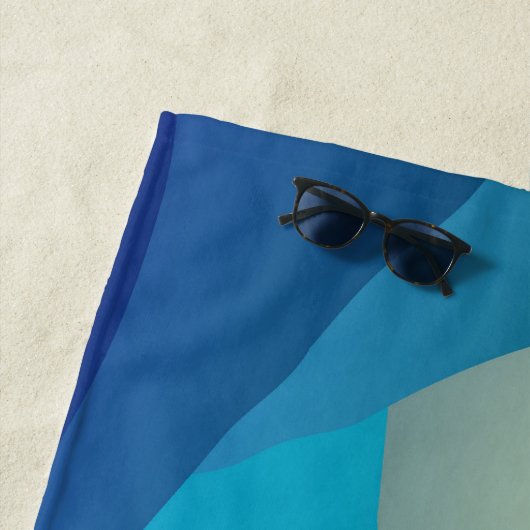 Strandlandschaft Abstraktes Badetuch (Beispiel)