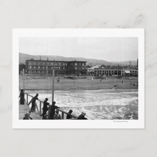 Strandlandschaft am Meer, Oregon Fotografie Postkarte (Vorderseite)