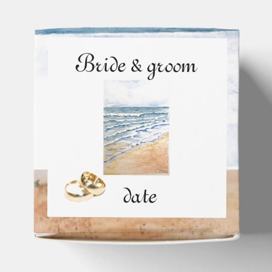 Strandlandschaft Geschenkschachtel (Oben)