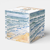 Strandlandschaft Geschenkschachtel (Rückseite)