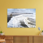 Strandlandschaft im Winter Leinwanddruck (Insitu (Wohnzimmer))
