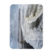 Strandlandschaft im Winter Magnet (Vertikal)