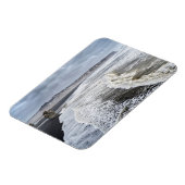 Strandlandschaft im Winter Magnet (Linke Seite)