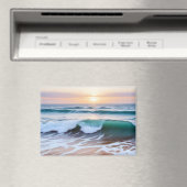 Strandlandschaft Küste Sonnenuntergang Friedliche  Magnet (In Situ (Geschirrspüler))
