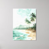 Strandlandschaft Leinwanddruck (Vorderseite)