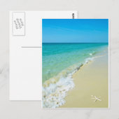 Strandlandschaft Postkarte (Vorne/Hinten)