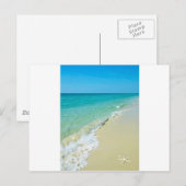 Strandlandschaft Postkarte (Vorne/Hinten)