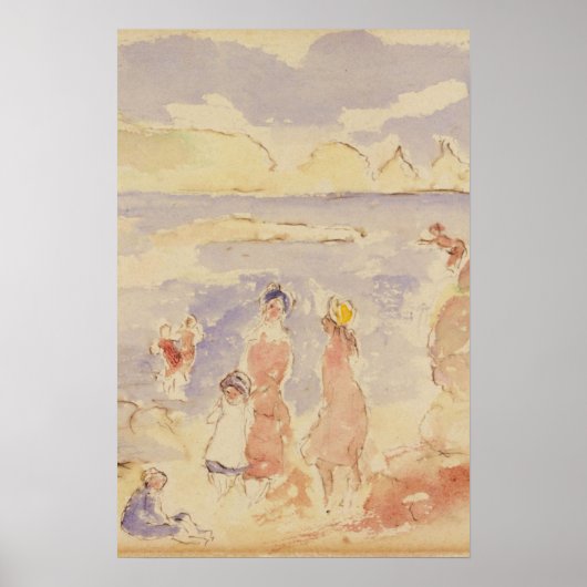 Strandlandschaft Sketch Poster (Vorne)