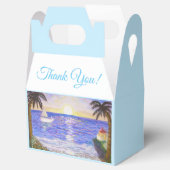 Strandlandschaft Vielen Dank Geschenkschachtel (Geöffnet)