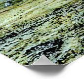 Strandlandschaftsfoto von Rhode Island Poster (Ecke)