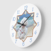 Strandlauf Große Wanduhr (Winkel)