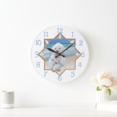 Strandlauf Große Wanduhr (Zuhause)