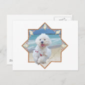 Strandlauf Postkarte (Vorne/Hinten)