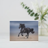 Strandlauf Postkarte (Stehend Vorderseite)