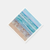 Strandläufer an der Monterey Bay Serviette (Ecke)