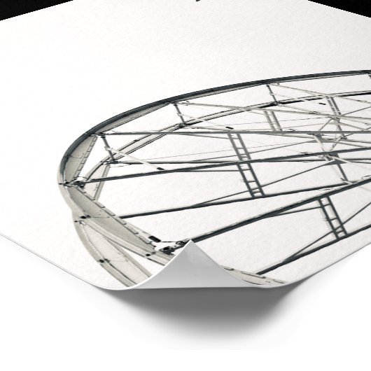 Strandlaufrad Poster (Ecke)