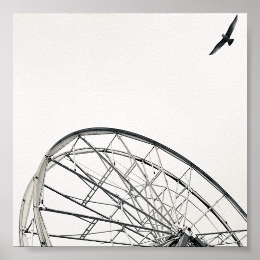 Strandlaufrad Poster (Vorne)