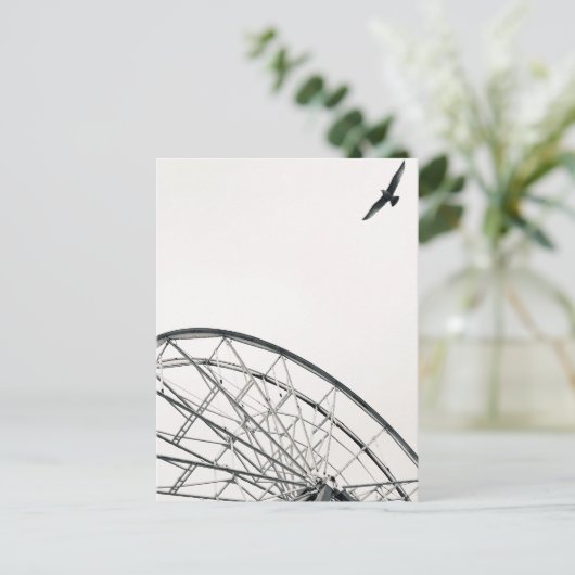 Strandlaufrad Postkarte (Stehend Vorderseite)