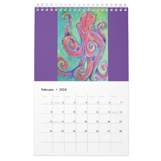 Strandleben Kalender (Feb 2026)